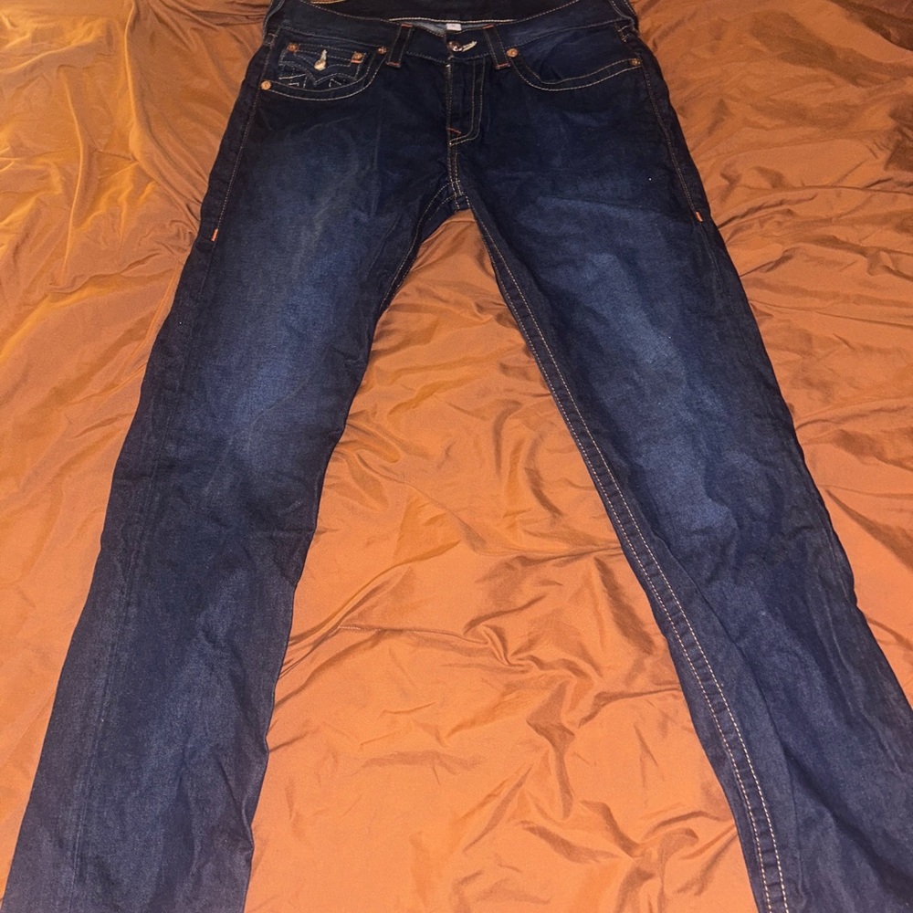 True Religion Blue Skinny Jeans Classic Denim